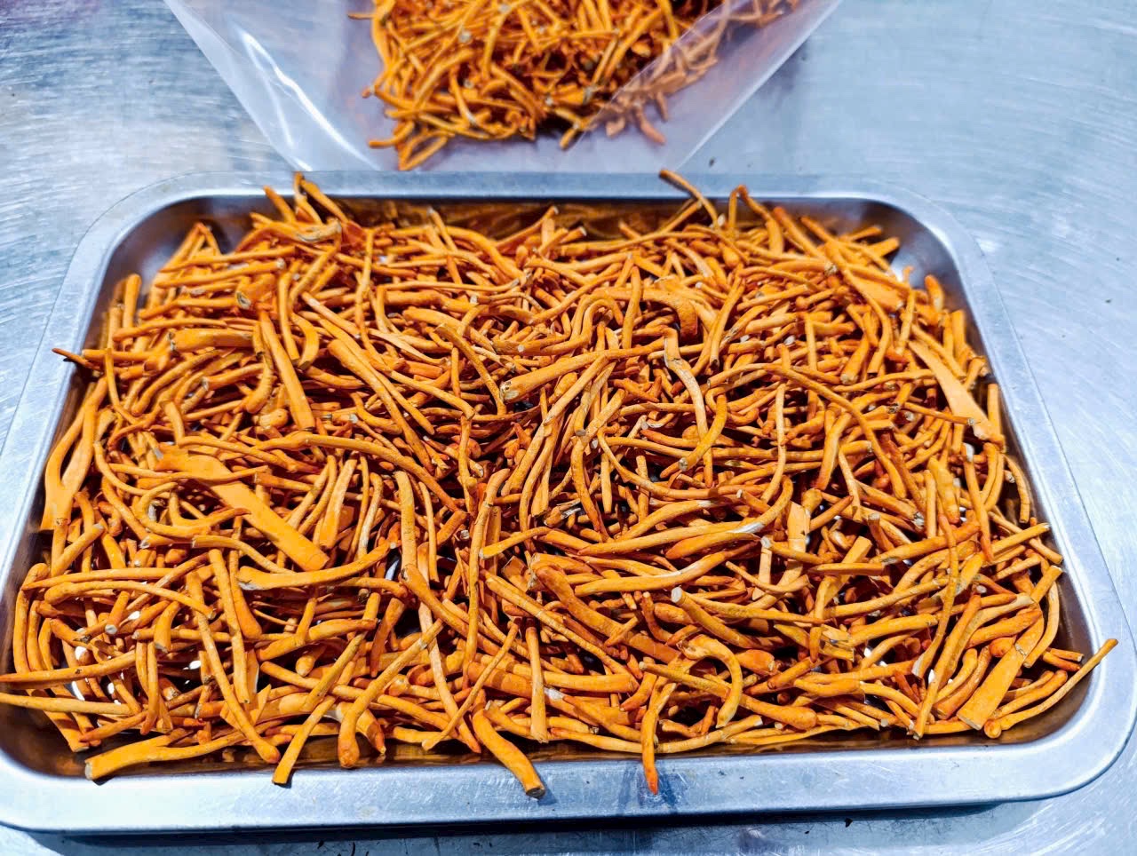 NẤM ĐÔNG TRÙNG HẠ THẢO KHÔ - TÚI ZIP 50g