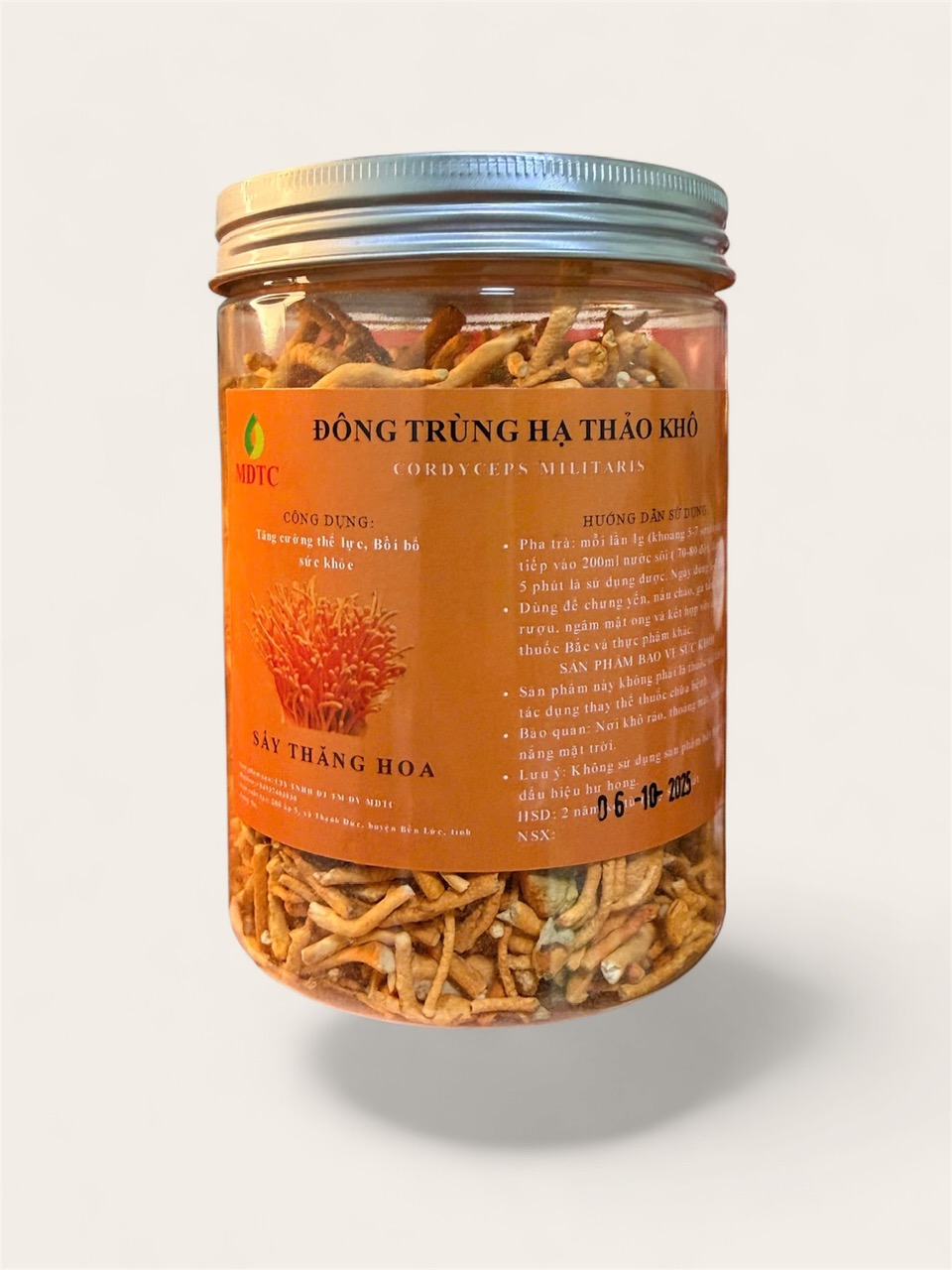 NẤM ĐÔNG TRÙNG HẠ THẢO KHÔ - HỘP 50g