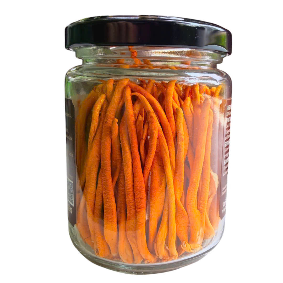  Đông Trùng Hạ Thảo khô- Hũ thủy tinh 10gr - cao cấp